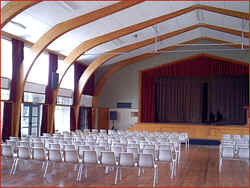 The School Hall - ready for the next assembly