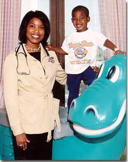 Dr. Macharia Carter and friend